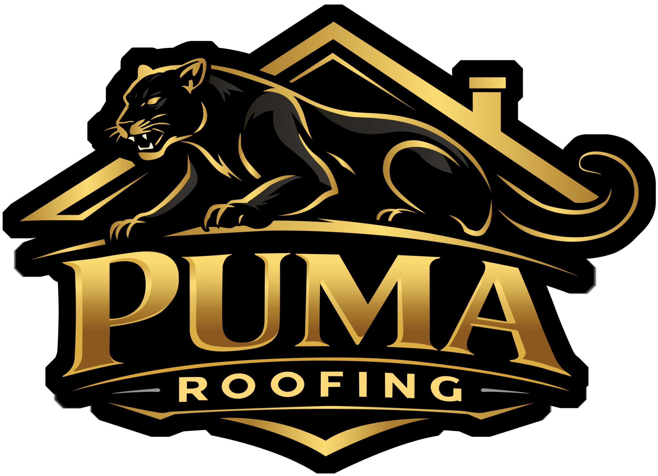puma logo black outline back