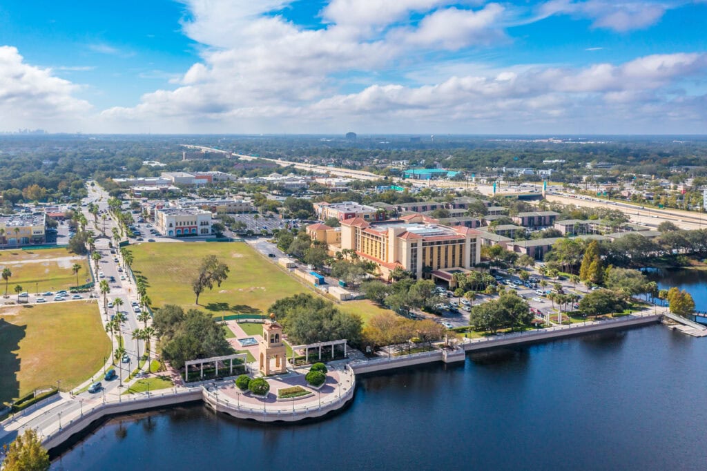 altamonte springs, florida aerial view