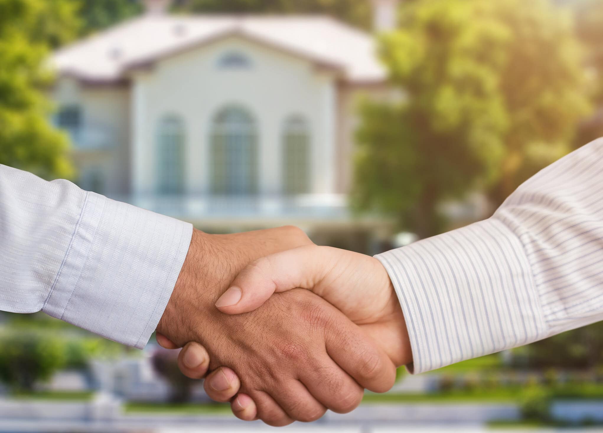 handshaking for real estate